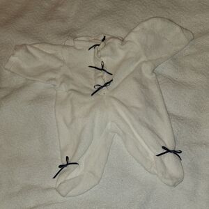 Cozy White Kids One Piece